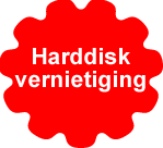 HDD Harddisk harde schijf vernietiging